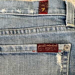 7 for all Mankind denim shorts 26